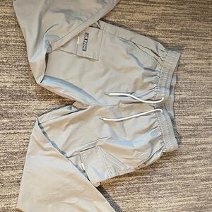 SHEIN Light Gray Athletic Shorts